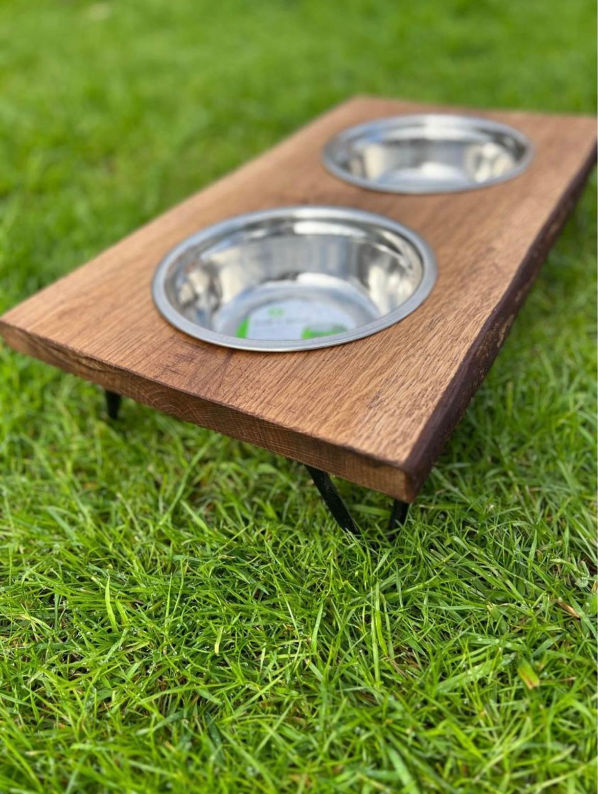 Luxury Handcrafted Wooden Dog Bowls